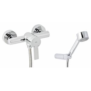 Смеситель для душа с душевым гарнитуром Genebre Tau2